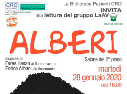 La locandina dell'evento Alberi